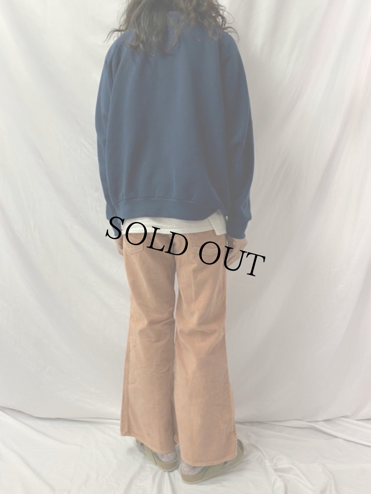 画像4: 70's Levi's ブーツカット ベロアコーデュロイパンツ W33 (4)