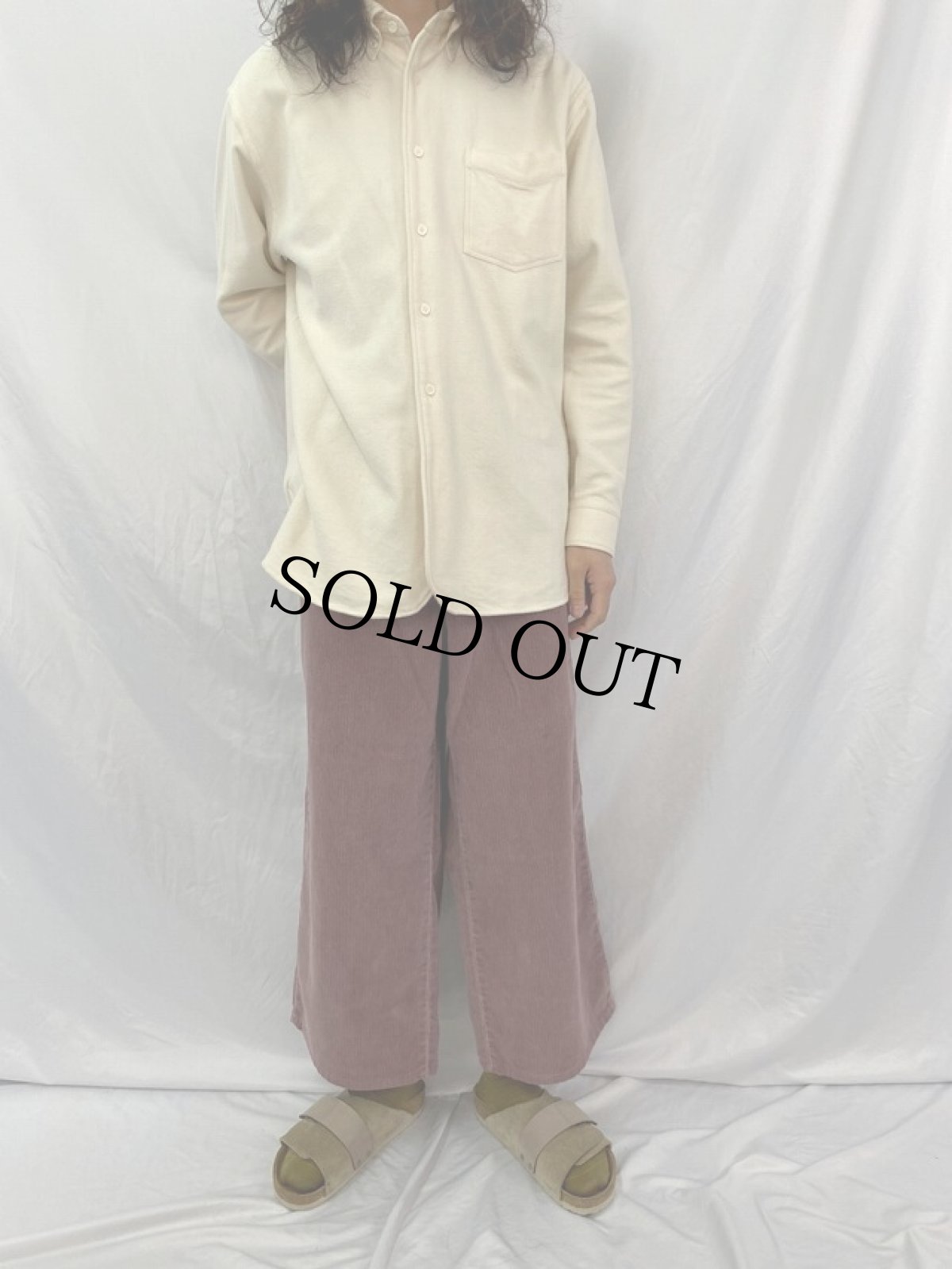 画像2: 90's Levi's SILVER TAB "BAGGY MEGA WIDE LEG" 後染めコーデュロイパンツ W41 (2)