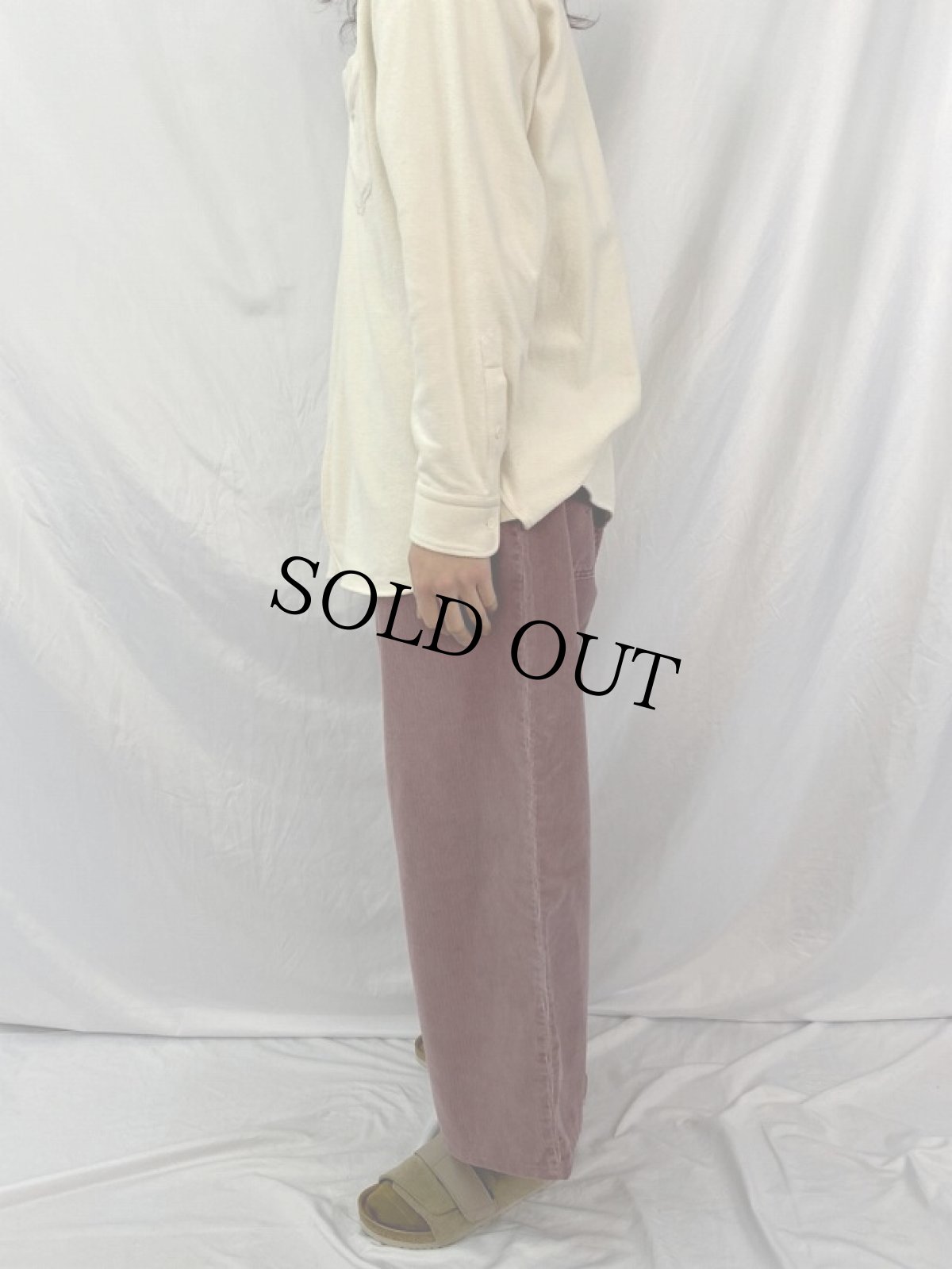 画像3: 90's Levi's SILVER TAB "BAGGY MEGA WIDE LEG" 後染めコーデュロイパンツ W41 (3)