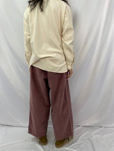 画像4: 90's Levi's SILVER TAB "BAGGY MEGA WIDE LEG" 後染めコーデュロイパンツ W41 (4)