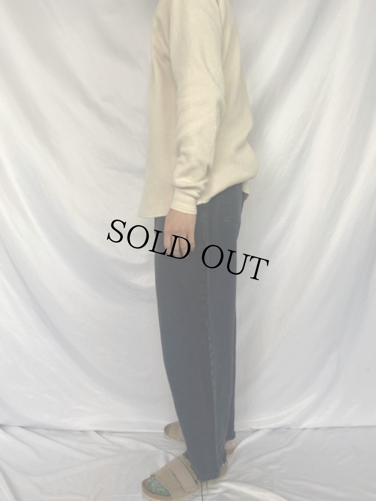 画像3: 90's Levi's SILVER TAB "BAGGY" ブラックデニムパンツ W38 (3)