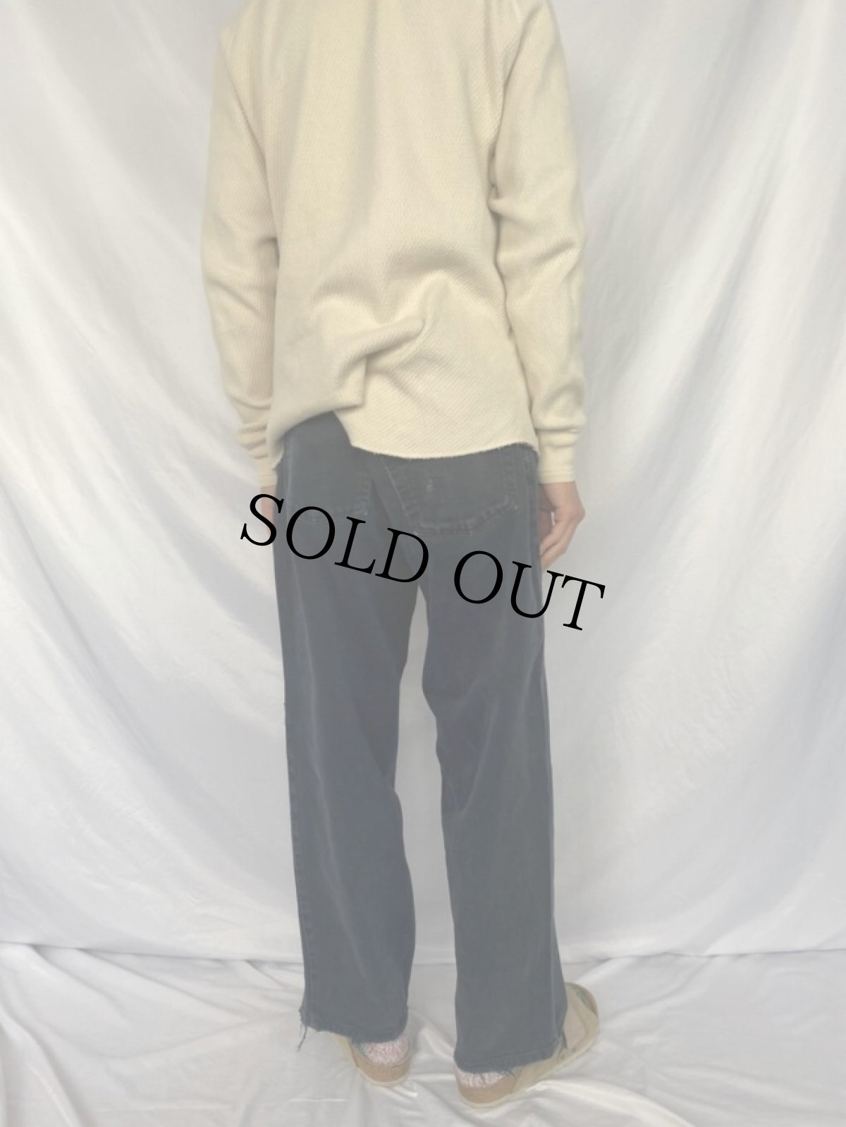 画像4: 90's Levi's SILVER TAB "BAGGY" ブラックデニムパンツ W38 (4)