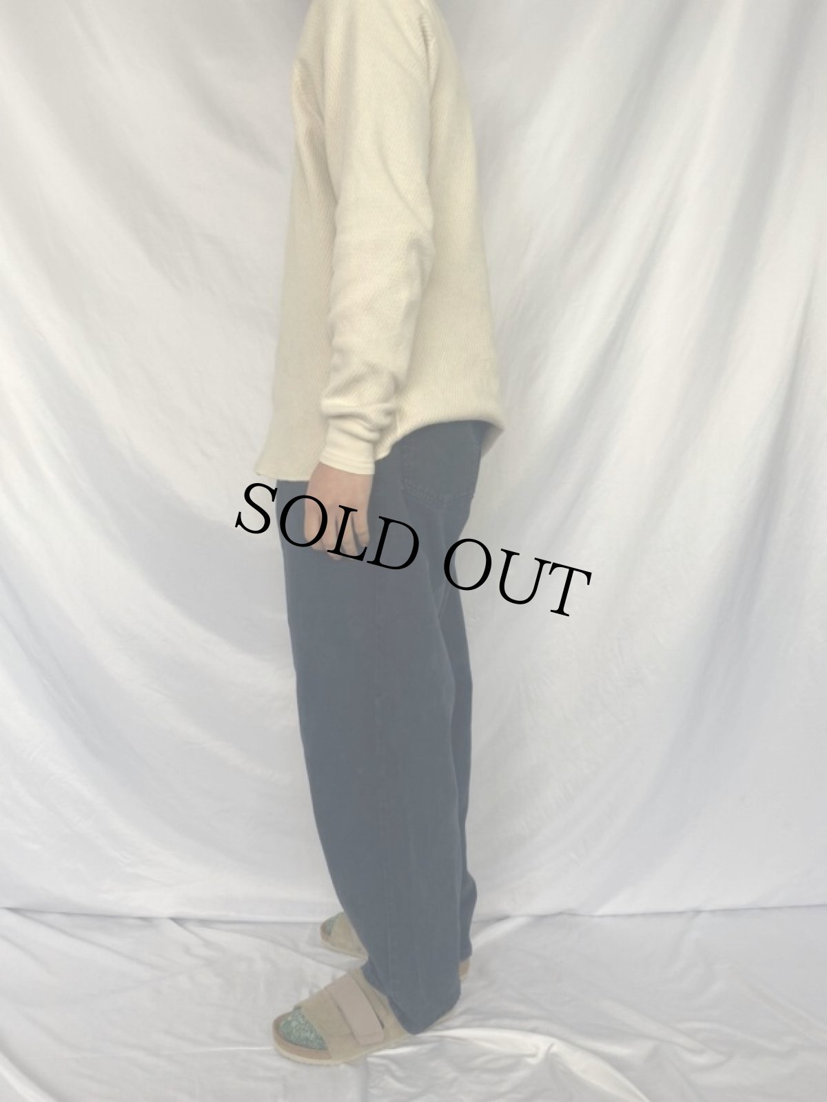 画像3: 90's Levi's SILVER TAB USA製 "BAGGY" ブラックデニムパンツ W36 (3)