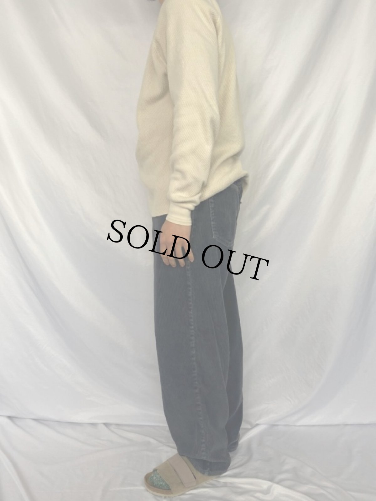 画像3: 90's Levi's SILVER TAB USA製 "BAGGY" 太畝コーデュロイパンツ W35 (3)