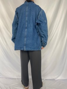 画像4: 90's Carhartt ブランケットライナー デニムカバーオール XXL REGULAR (4)