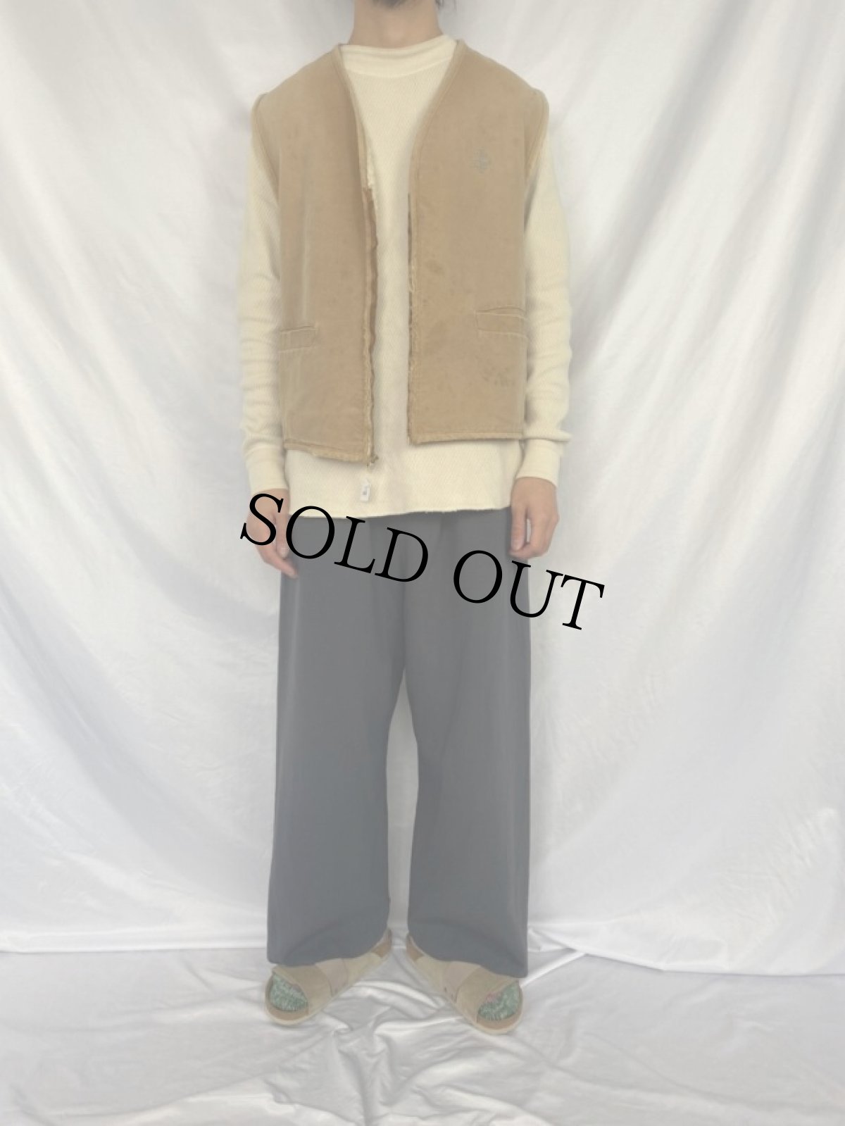 画像3: 70's Carhartt プリントタグ ボアライナー 刺繍入りダックベスト XXL (3)