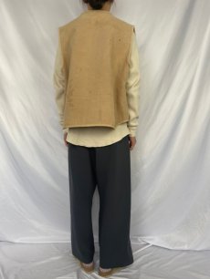 画像4: 70's Carhartt プリントタグ ボアライナー 刺繍入りダックベスト XXL (4)