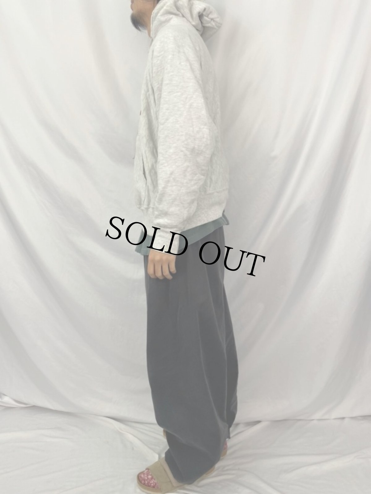 画像3: Champion REVERSE WEAVE "BOSTON UNIVERSITY" スウェットフーディー L (3)