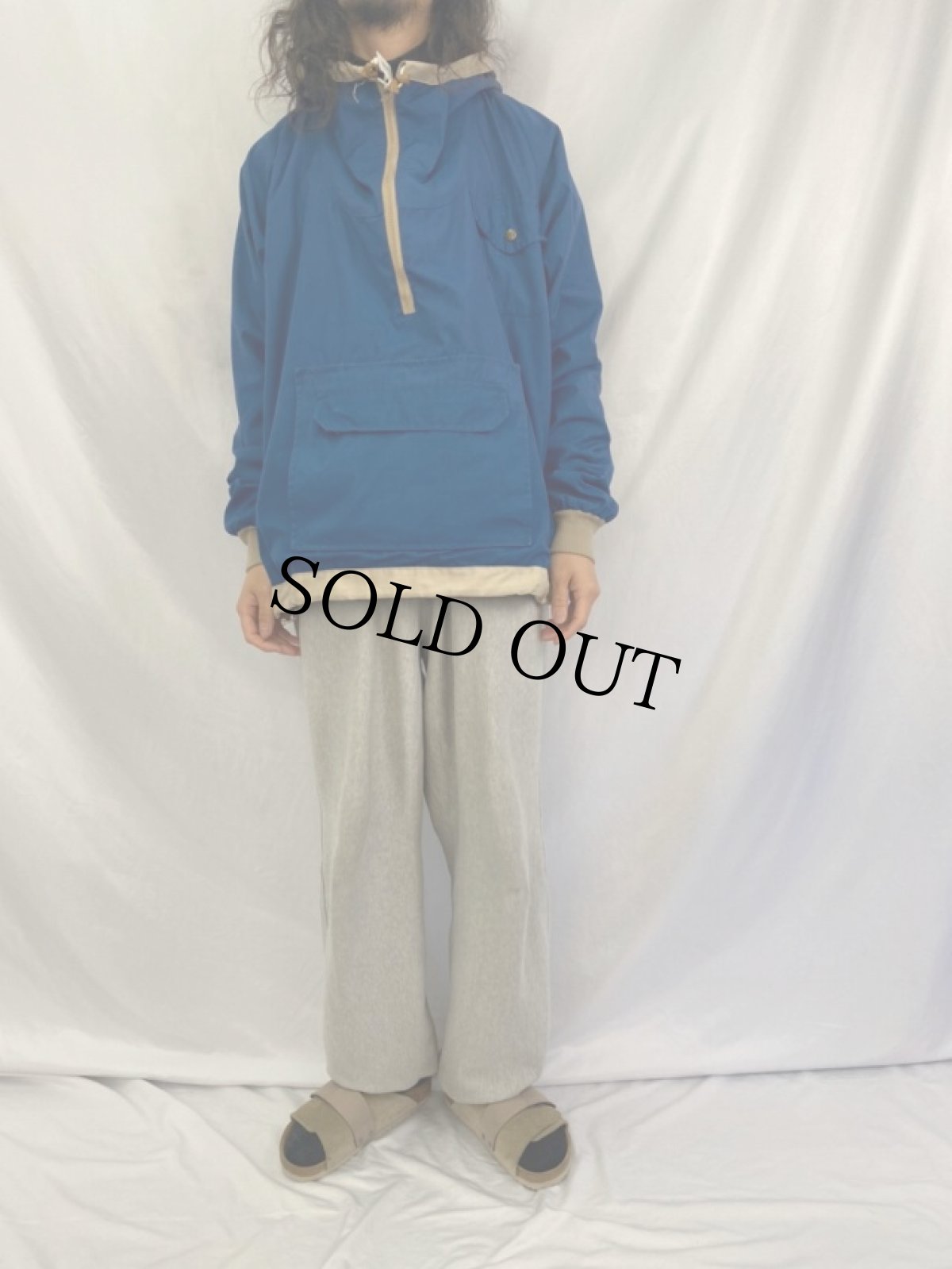 画像3: 70〜80's BACK TO BASICS USA製 リバーシブル アノラックパーカー XL (3)