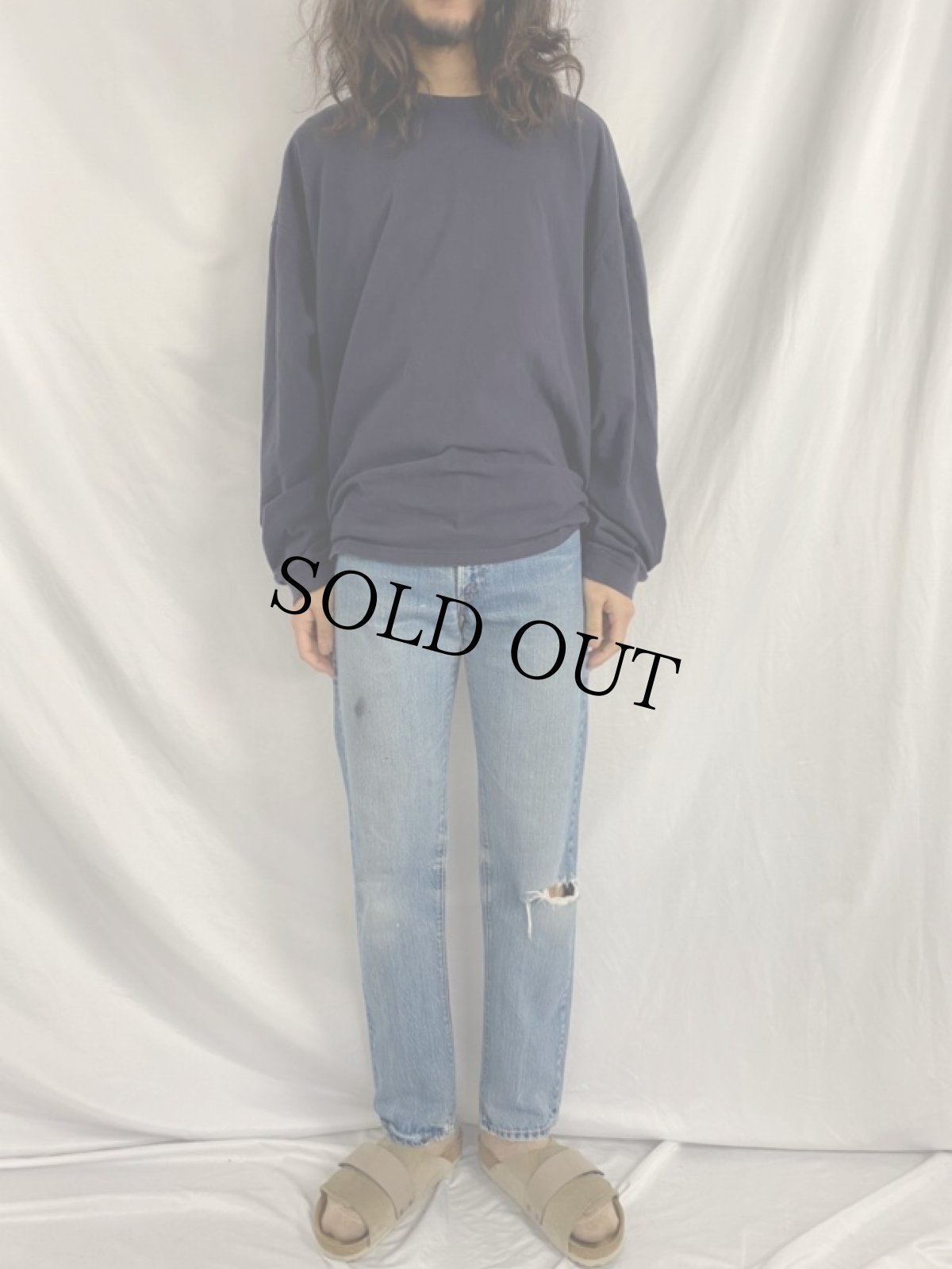 画像2: 70's Levi's 505 66single デニムパンツ W29 (2)