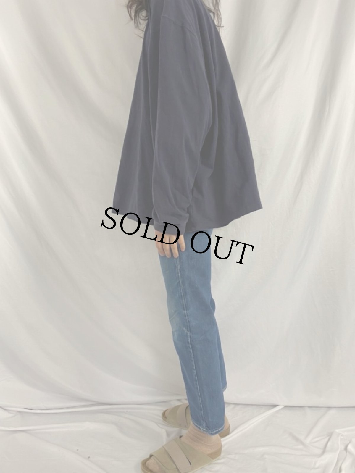 画像3: 50's Lee 101B センター黒 デニムパンツ W28 (3)