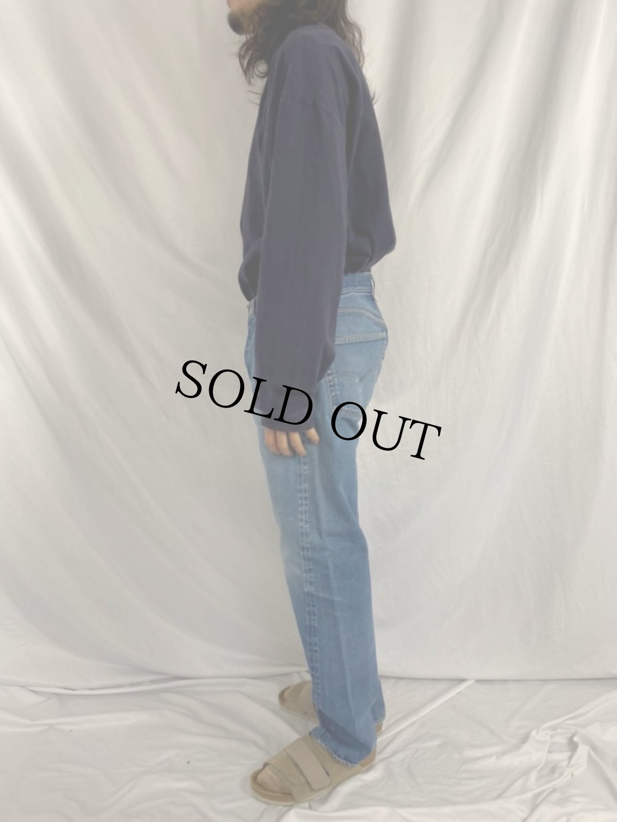 画像3: 80's Levi's 501 USA製 RED LINE デニムパンツ W34 (3)