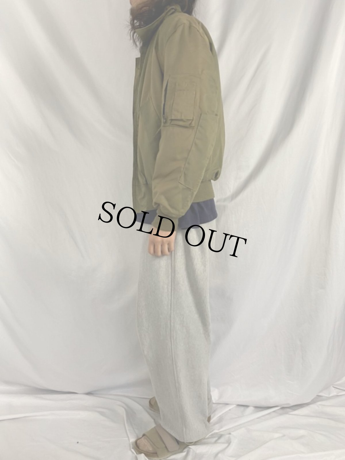 画像3: 80's U.S.ARMY CVC タンカースジャケット ノーメックス MEDIUM-LONG (3)