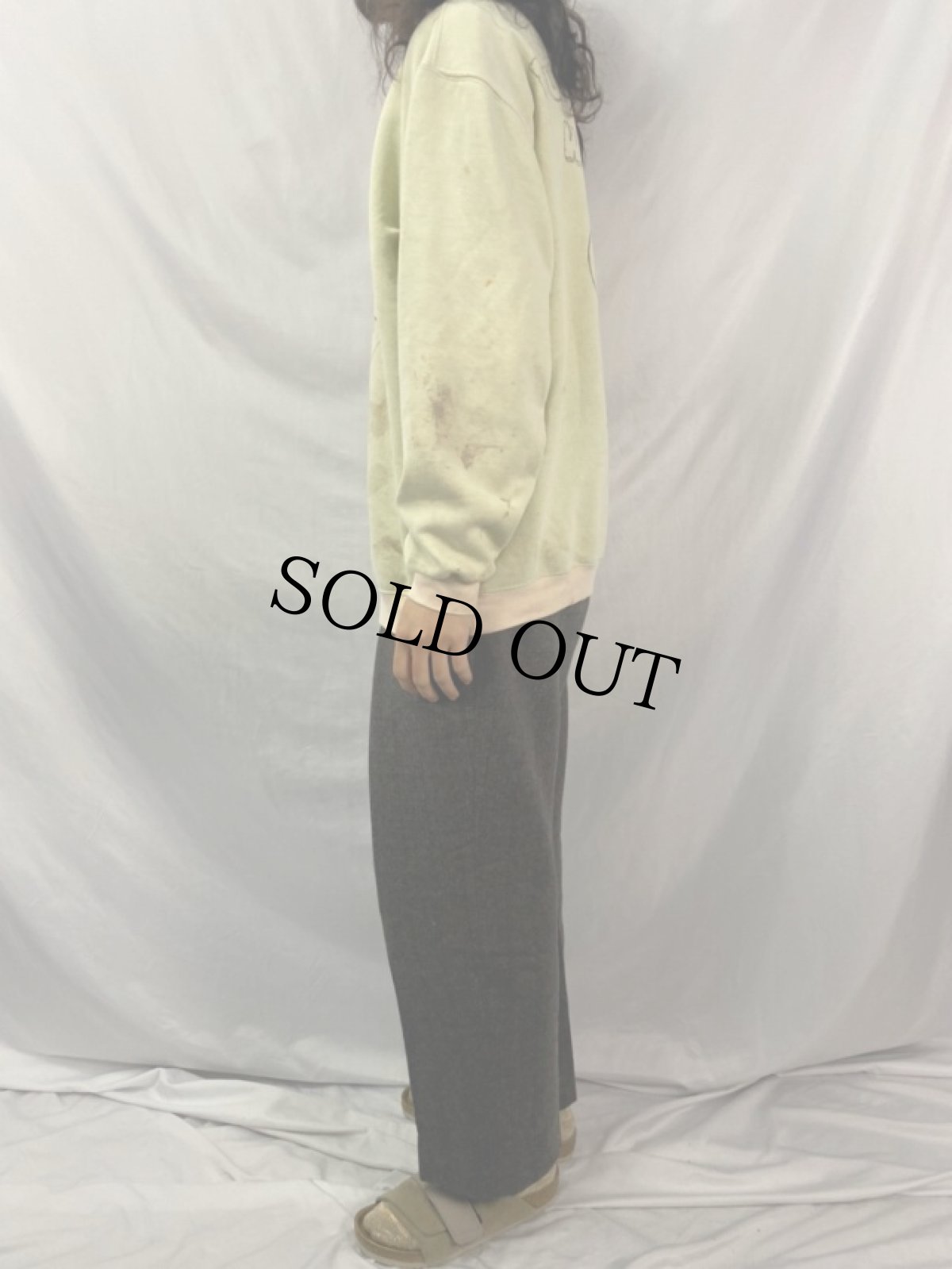 画像4: PUBERTY WOUNDS USA製 パンクバンドプリントスウェット L (4)