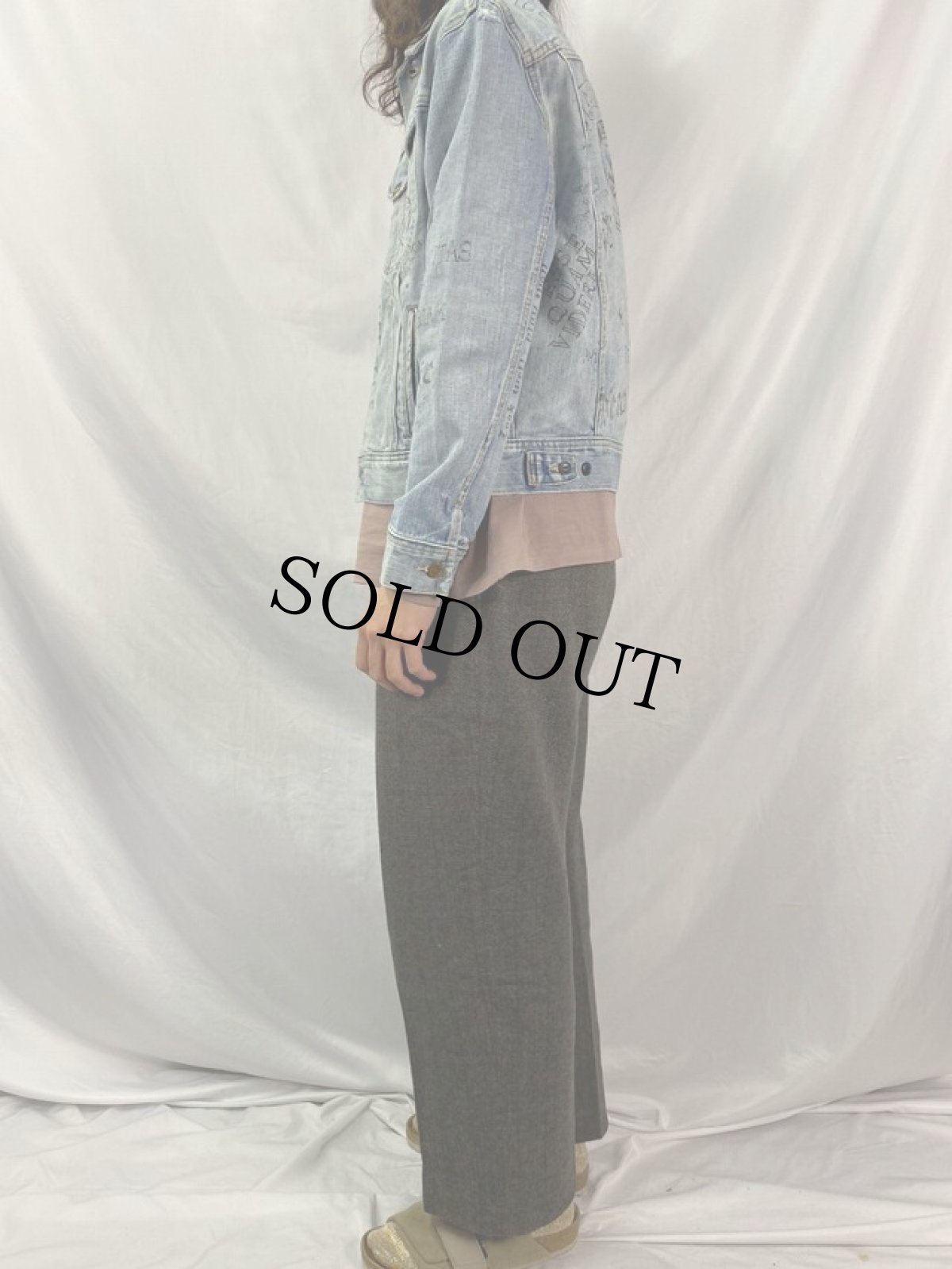 画像4: POLO Ralph Lauren ステンシル総柄 デニムジャケット (4)