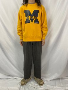 画像2: 80's Champion REVERSE WEAVE USA製 トリコタグ "GO BLUE" L (2)