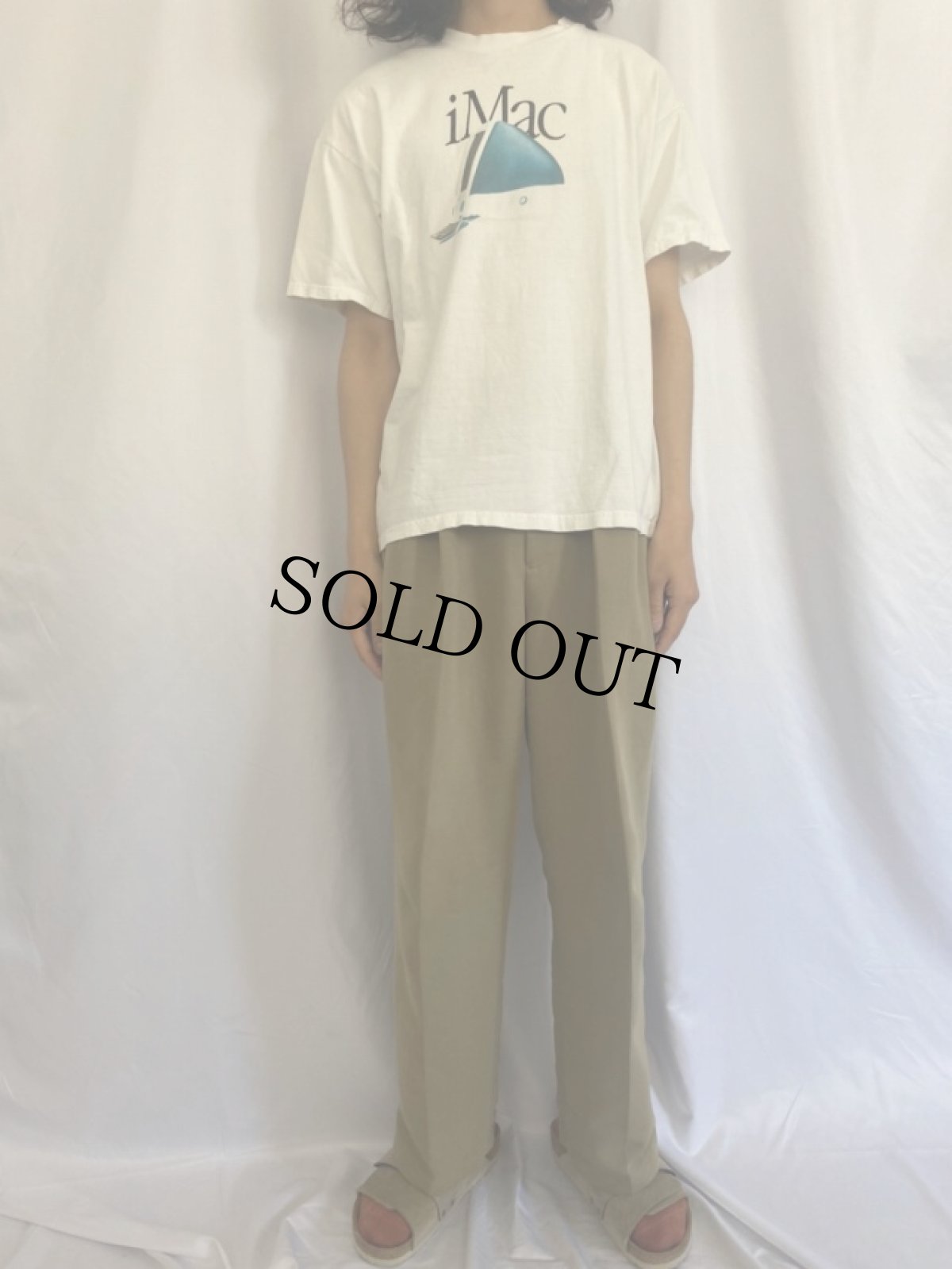 画像2: Apple iMac "Think different." プリントTシャツ L (2)