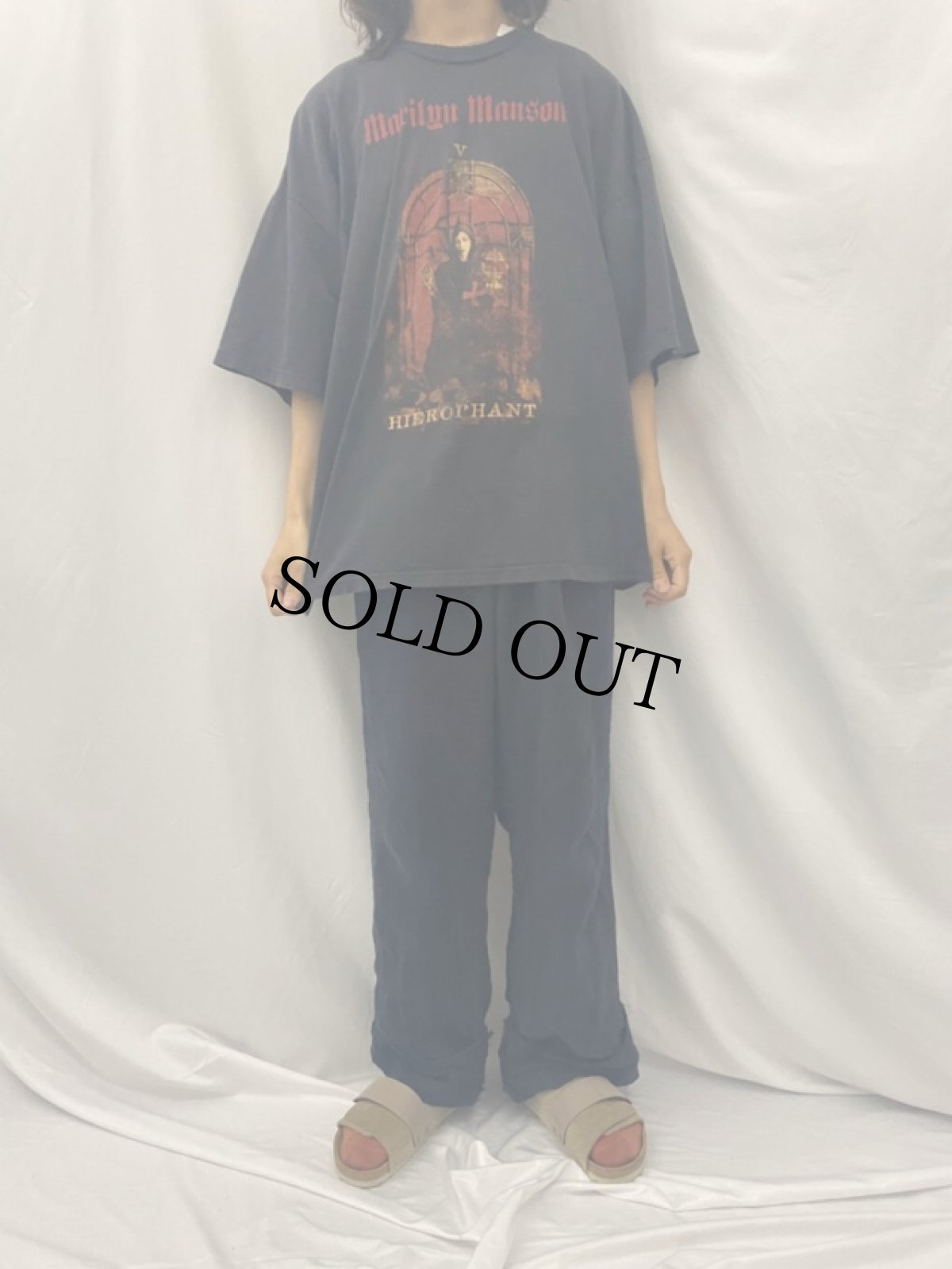画像2: 2000 MARILYN MANSON "HIEROPHANT" ミュージックTシャツ (2)