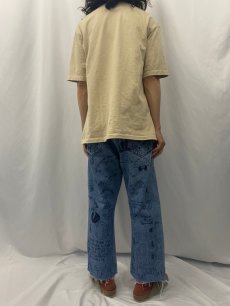 画像4: Levi's 501 ハンドペイント デニムパンツ W35 (4)