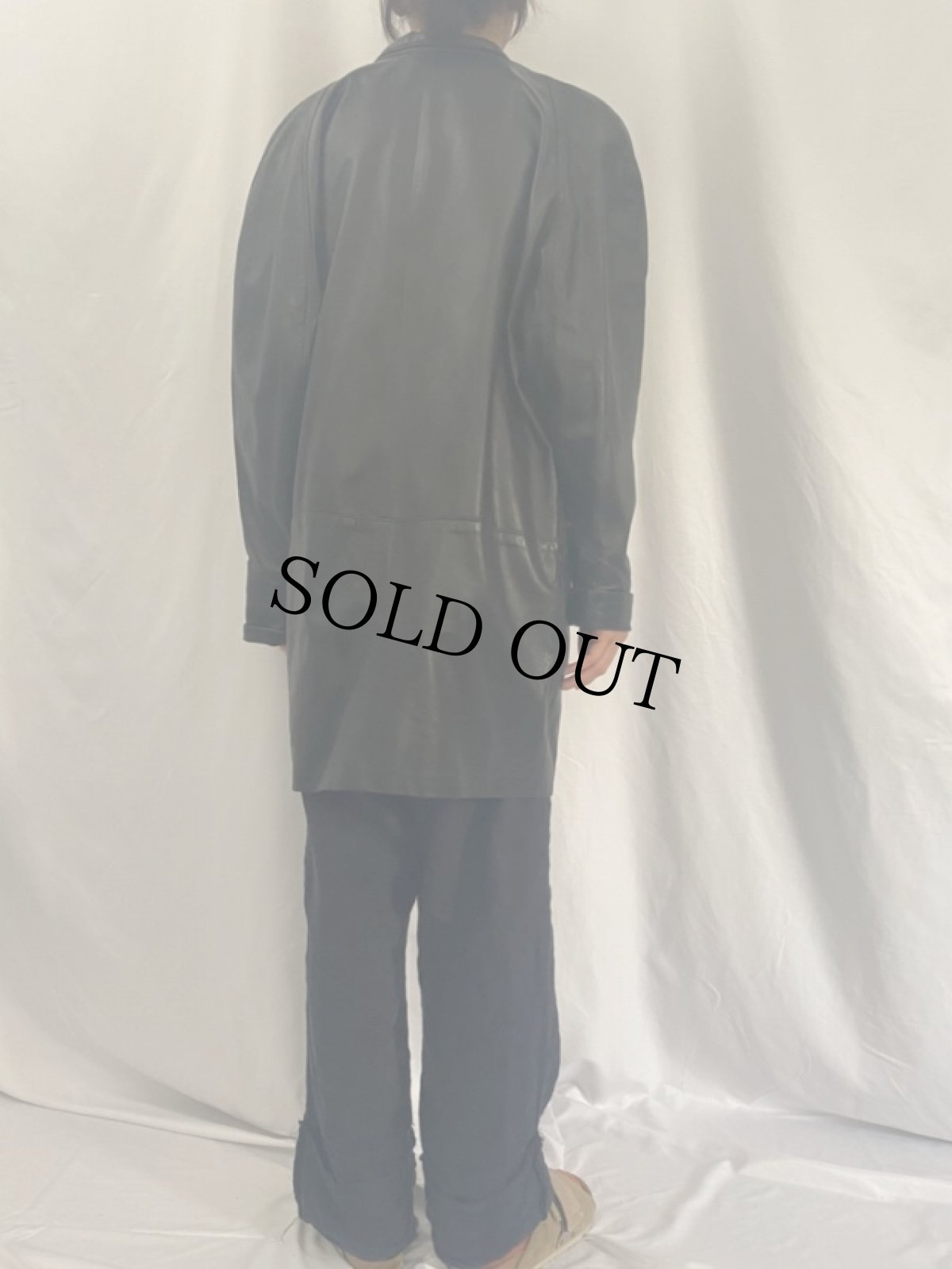 画像4: 80's〜 MAXIMA FOR TANNERY WEST USA製 レザーショールカラージャケット S (4)