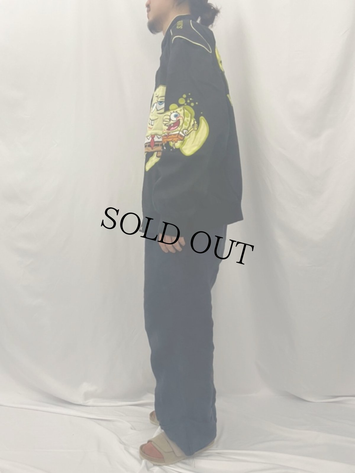 画像3: JH DESIGN "SpongeBob" 刺繍 レーシングジャケット 3XL (3)