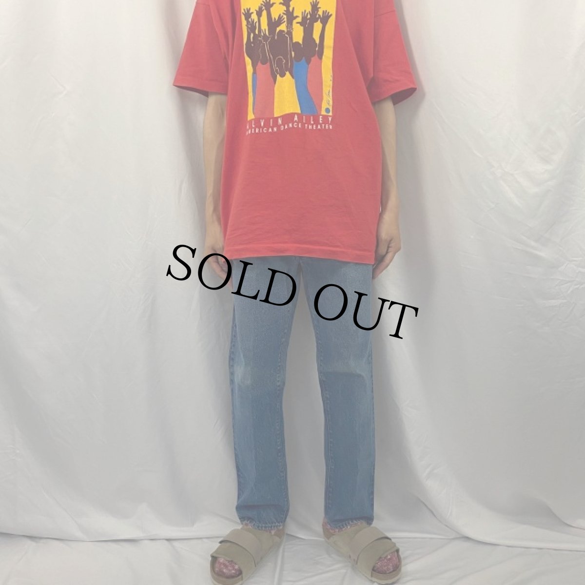 画像2: 80's Levi's 505 USA製 内股シングル デニムパンツ W35 (2)