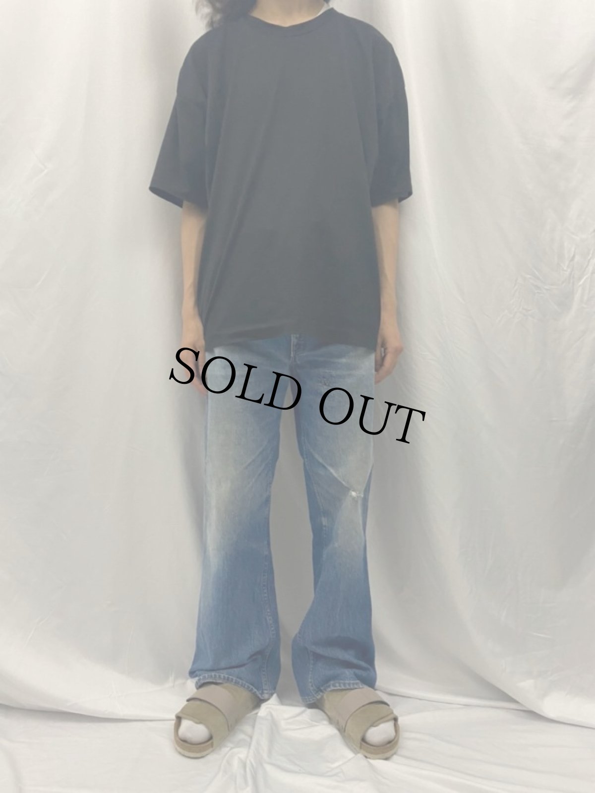 画像2: 70's Levi's 646 ベルボトムデニムパンツ W33 (2)