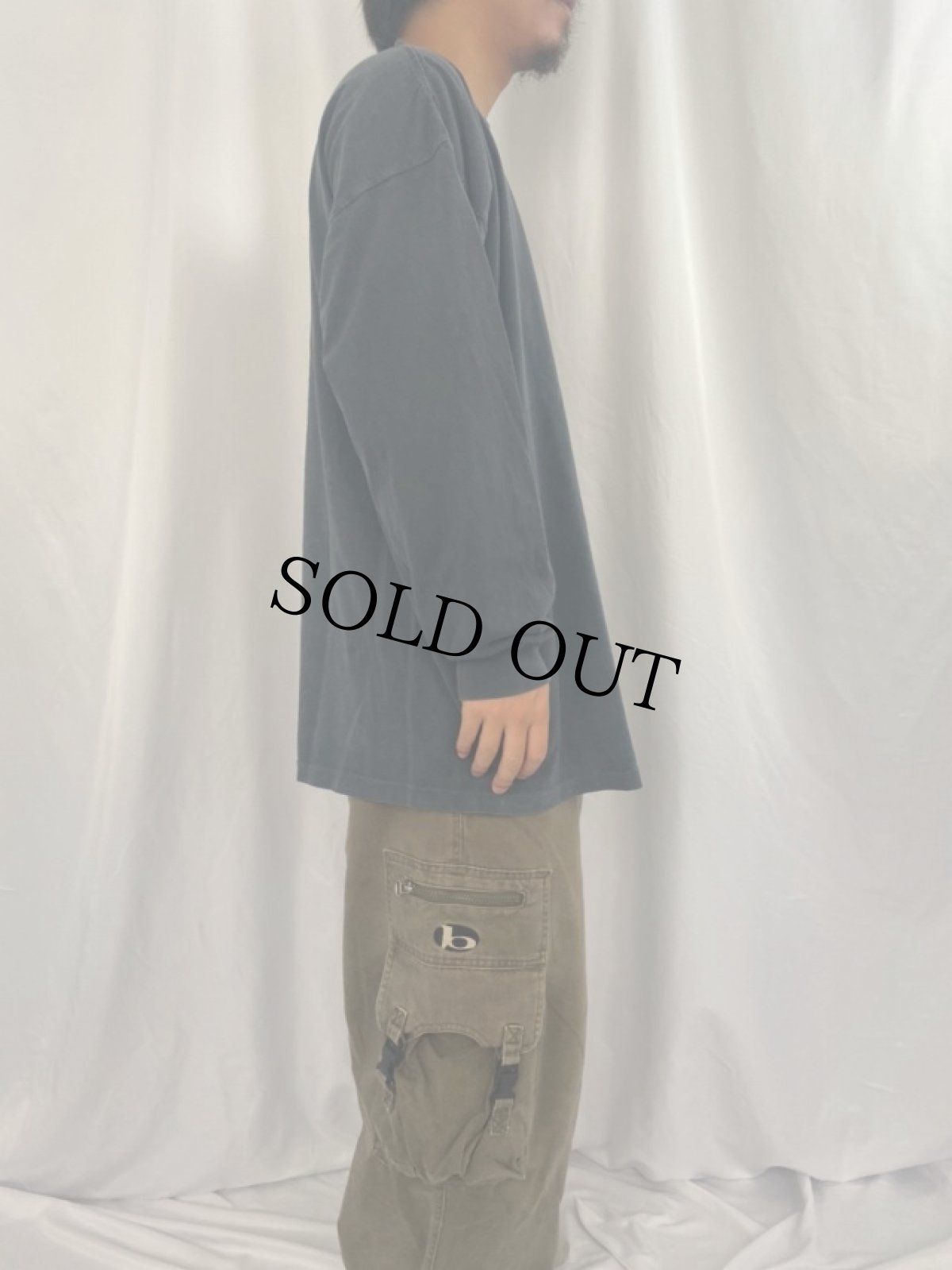 画像3: 2000's USA製 Apple "Early bird special" ロゴプリントロンT 3XL (3)