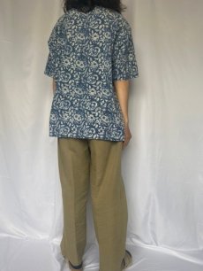 画像4: POLO Ralph Lauren "CALDWELL" 花柄 コットンオープンカラーシャツ XL (4)