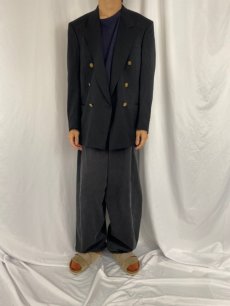 画像3: 80's Christian Dior MONISIEUR USA製 ダブルブレストウールテーラードジャケット (3)