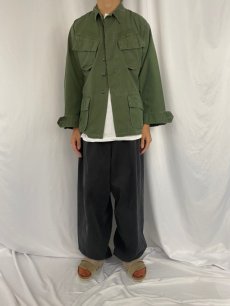 画像2: 60's U.S.ARMY ジャングルファティーグジャケット 4th SMALL-SHORT (2)