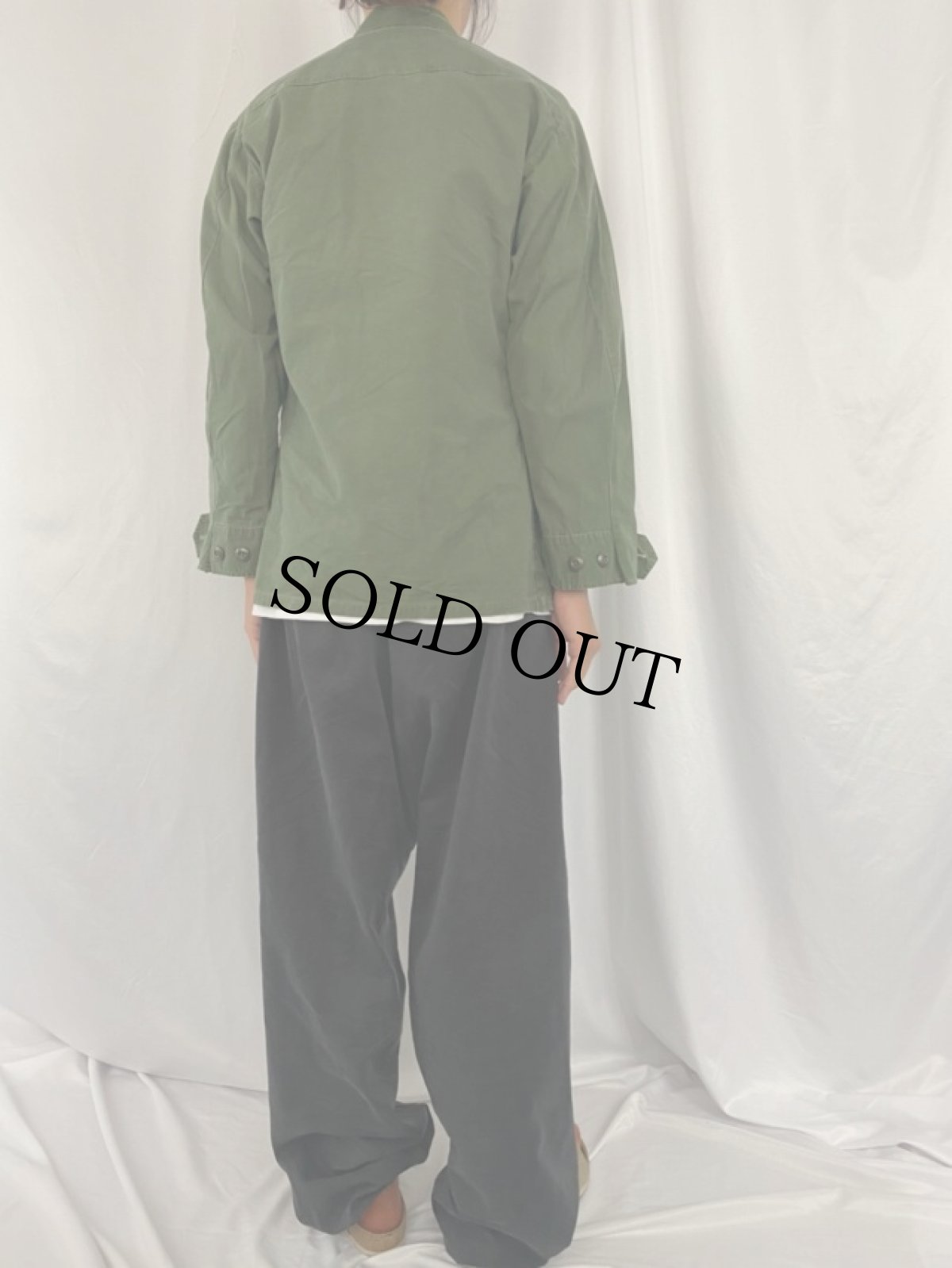 画像4: 60's U.S.ARMY ジャングルファティーグジャケット 4th SMALL-SHORT (4)