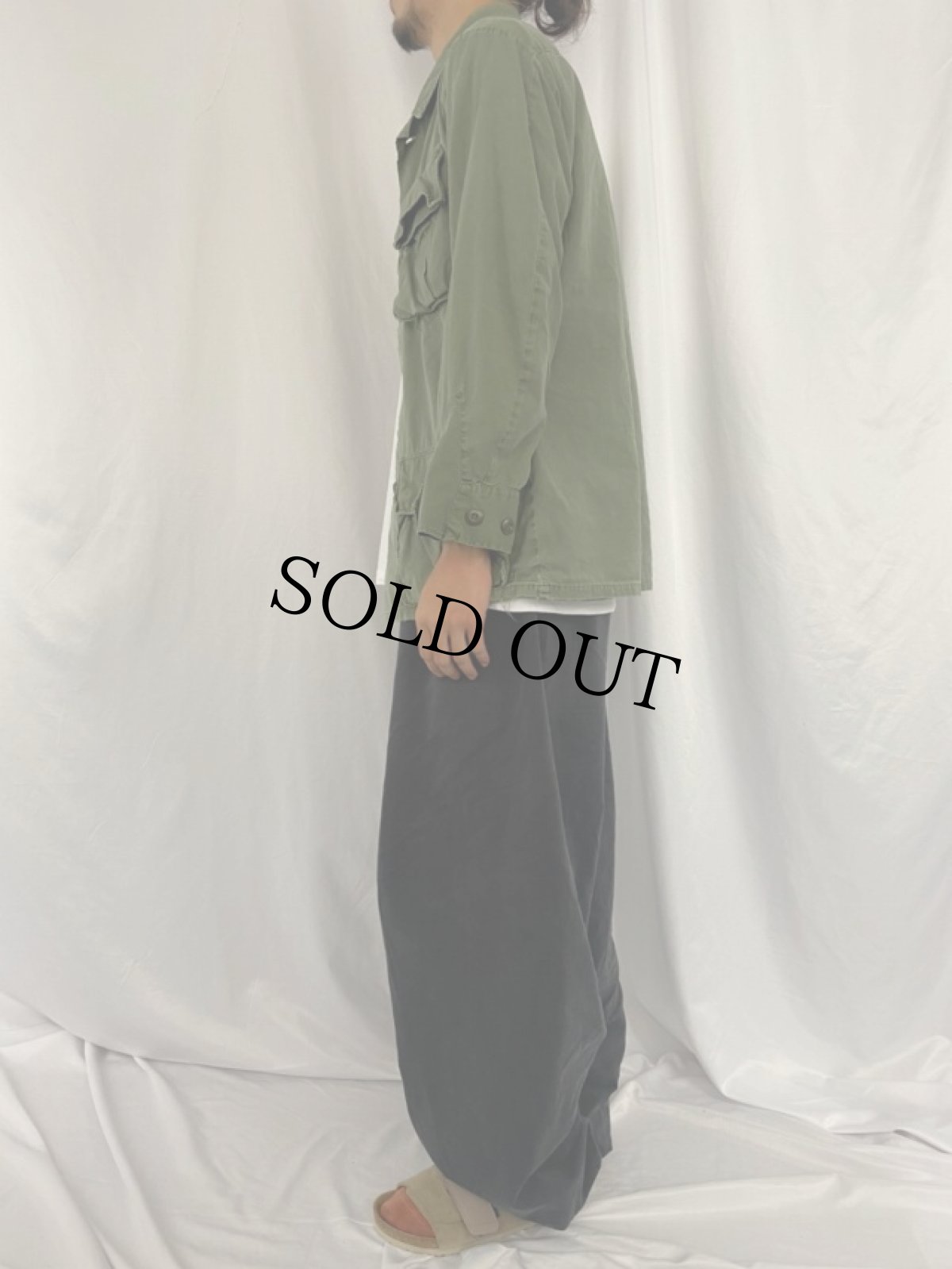 画像3: 60's U.S.ARMY ジャングルファティーグジャケット 3rd (3)