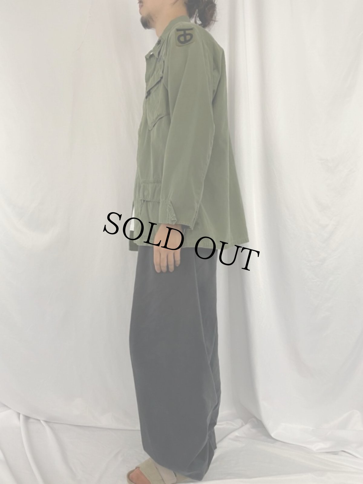 画像3: 60's U.S.ARMY ジャングルファティーグジャケット 4th SMALL-REGULAR (3)