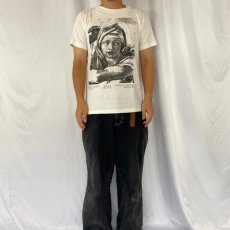 画像2: 90's Michelangelo "Sibilla Delfica" アートプリントTシャツ L (2)