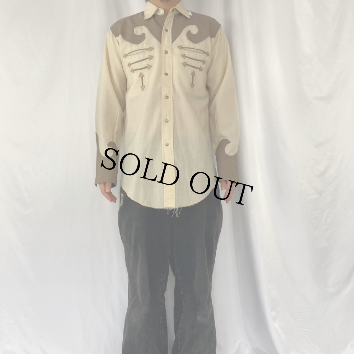 画像2: 40's〜50's Mc Clure's ウエスタンシャツ (2)