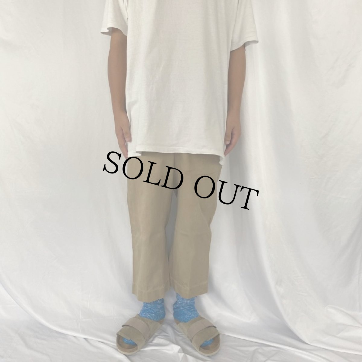 画像2: 50's U.S.ARMY チノトラウザーズ W27 (2)