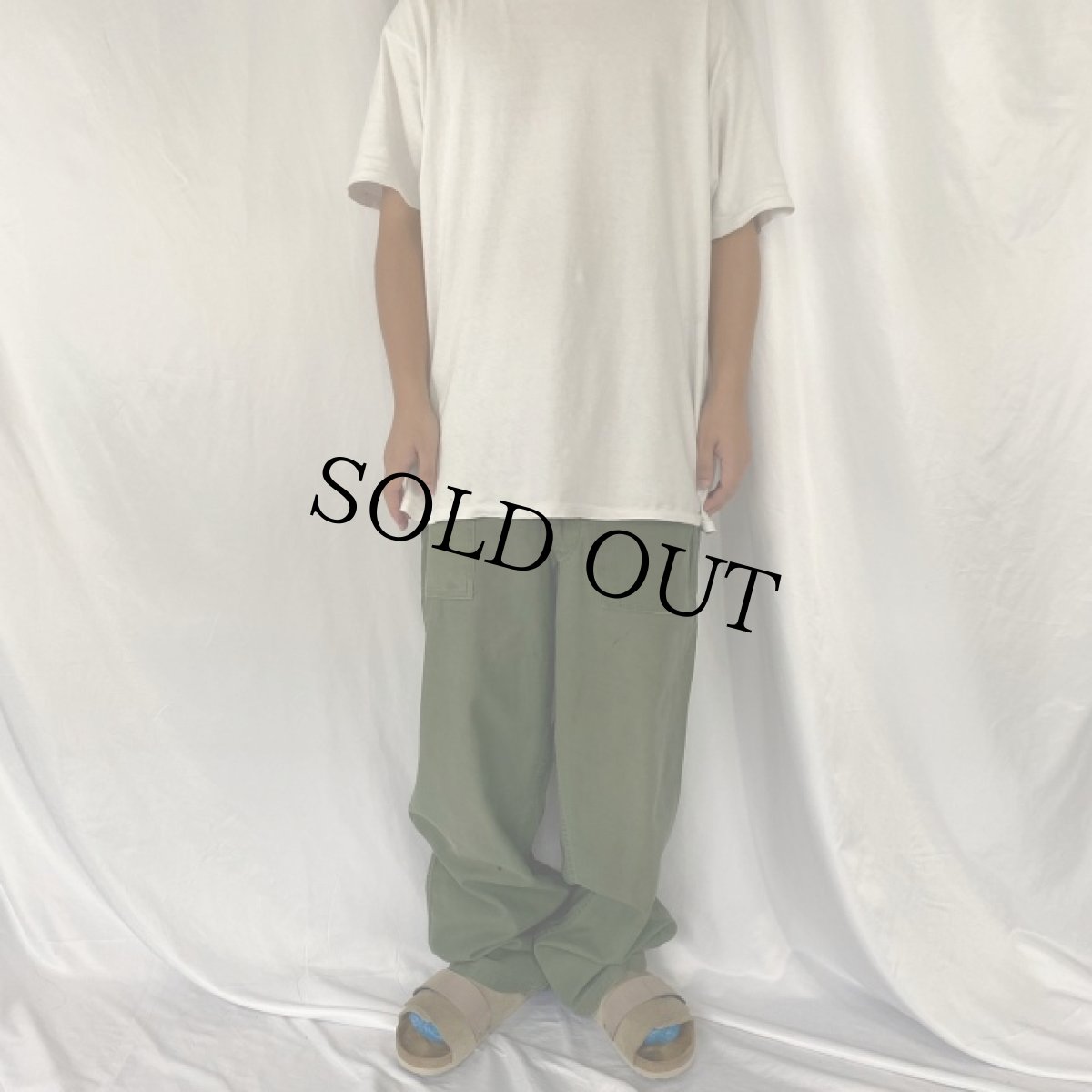 画像2: 60's U.S.ARMY ベイカーパンツ W36 (2)