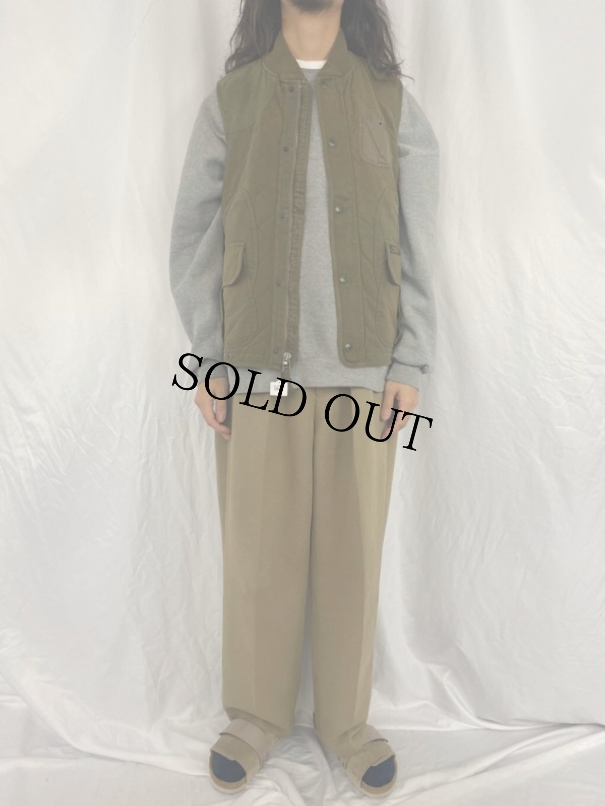 画像2: POLO Ralph Lauren キルティング ハンティングベスト タグ付き未使用 M (2)