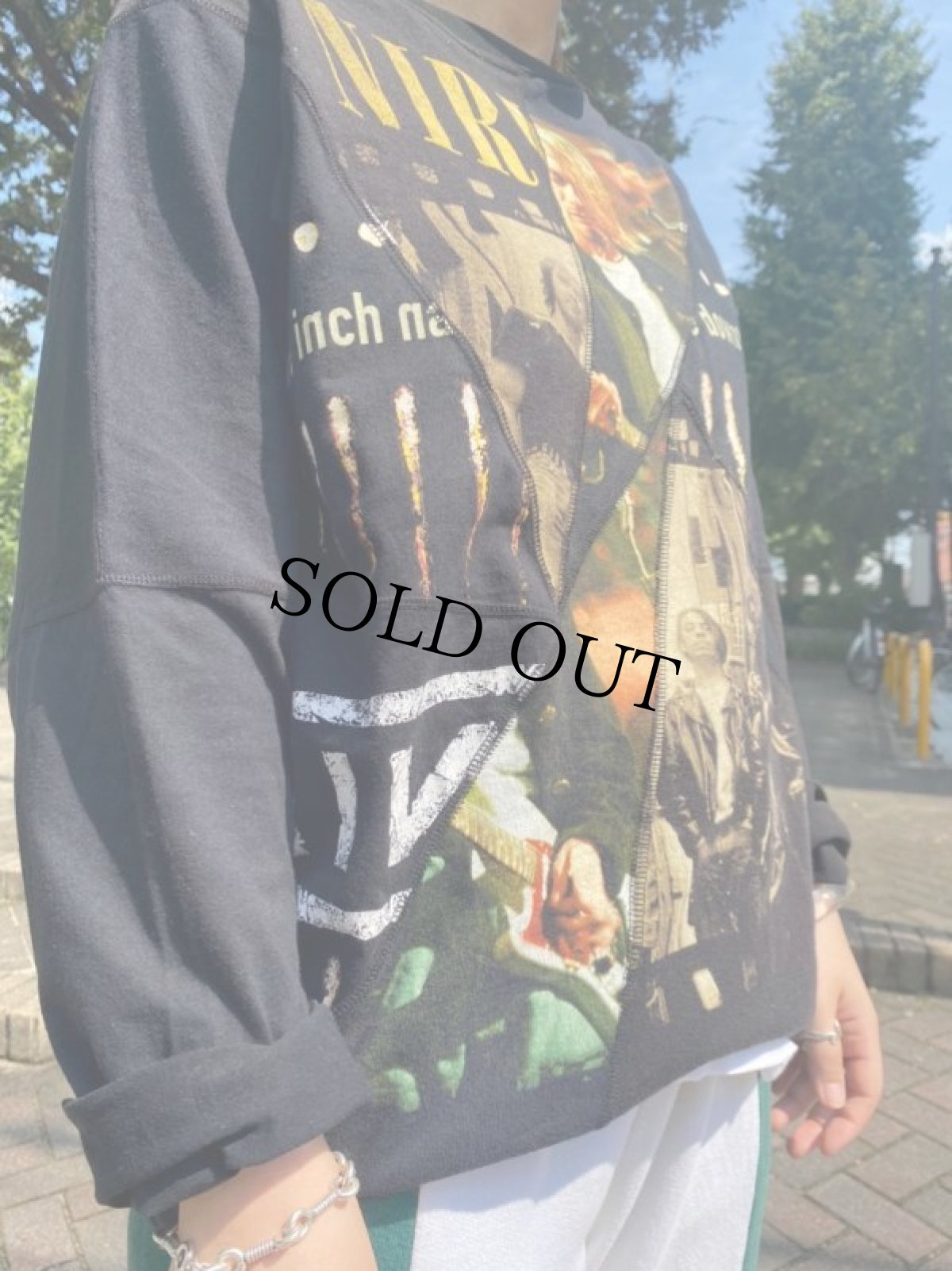 画像7: Feeet2nd別注 ink CRACK L/S Special BLACK  【M】 (7)