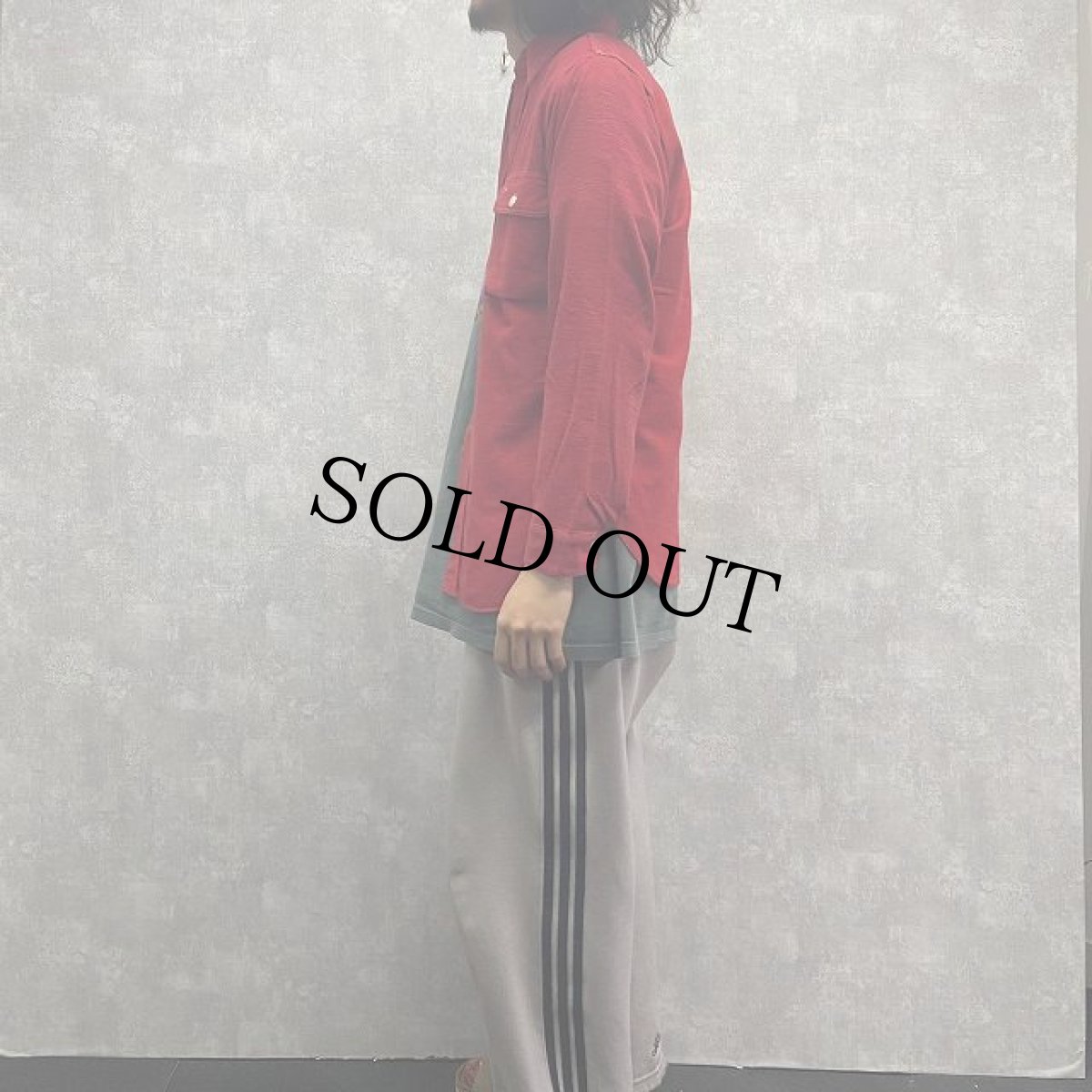 画像3: 40's BIG YANK マチ付き フラシポケットライトネルシャツ (3)