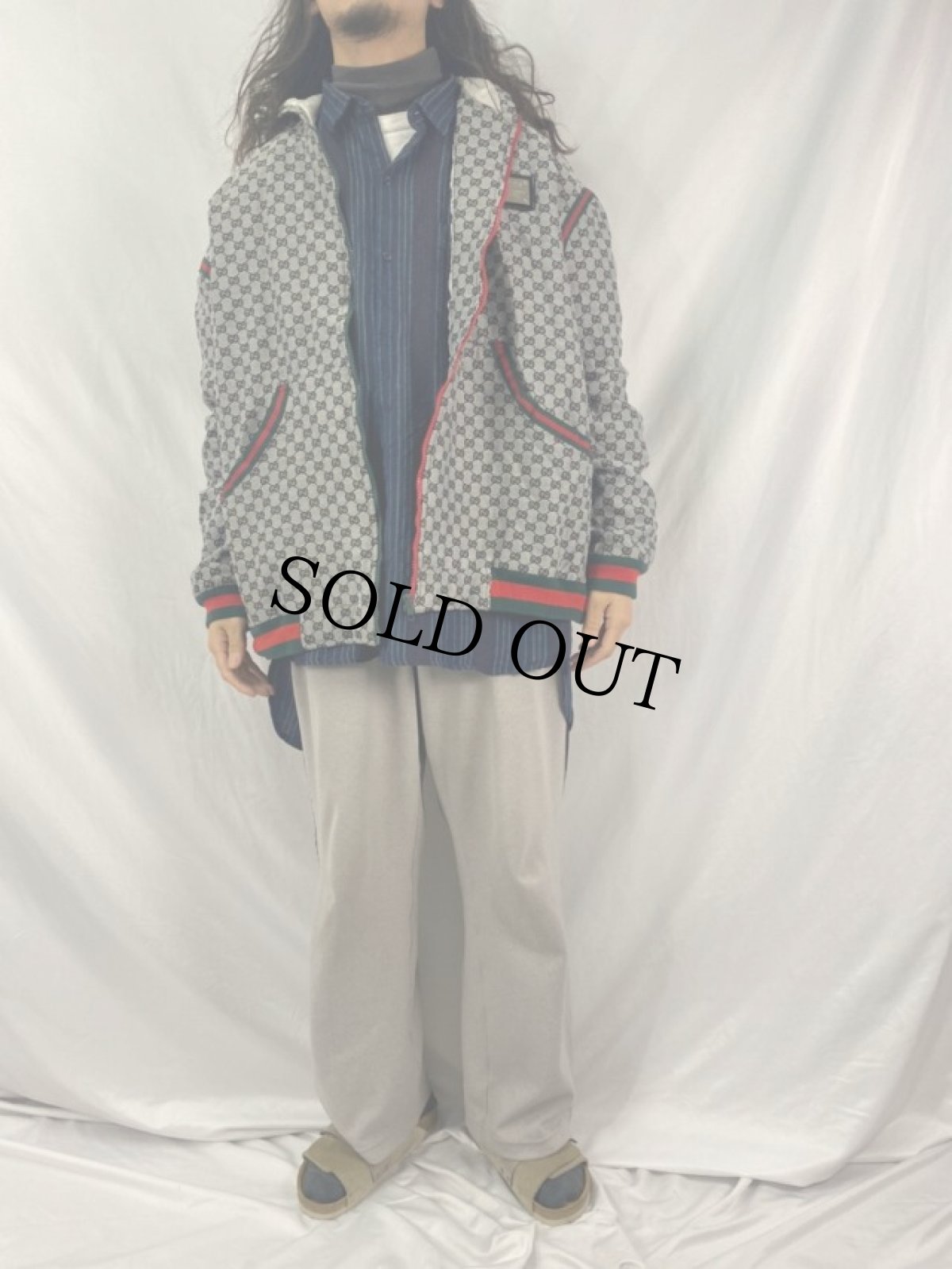 画像2: ブート GUCCI モノグラム柄パーカー XXXXL (2)