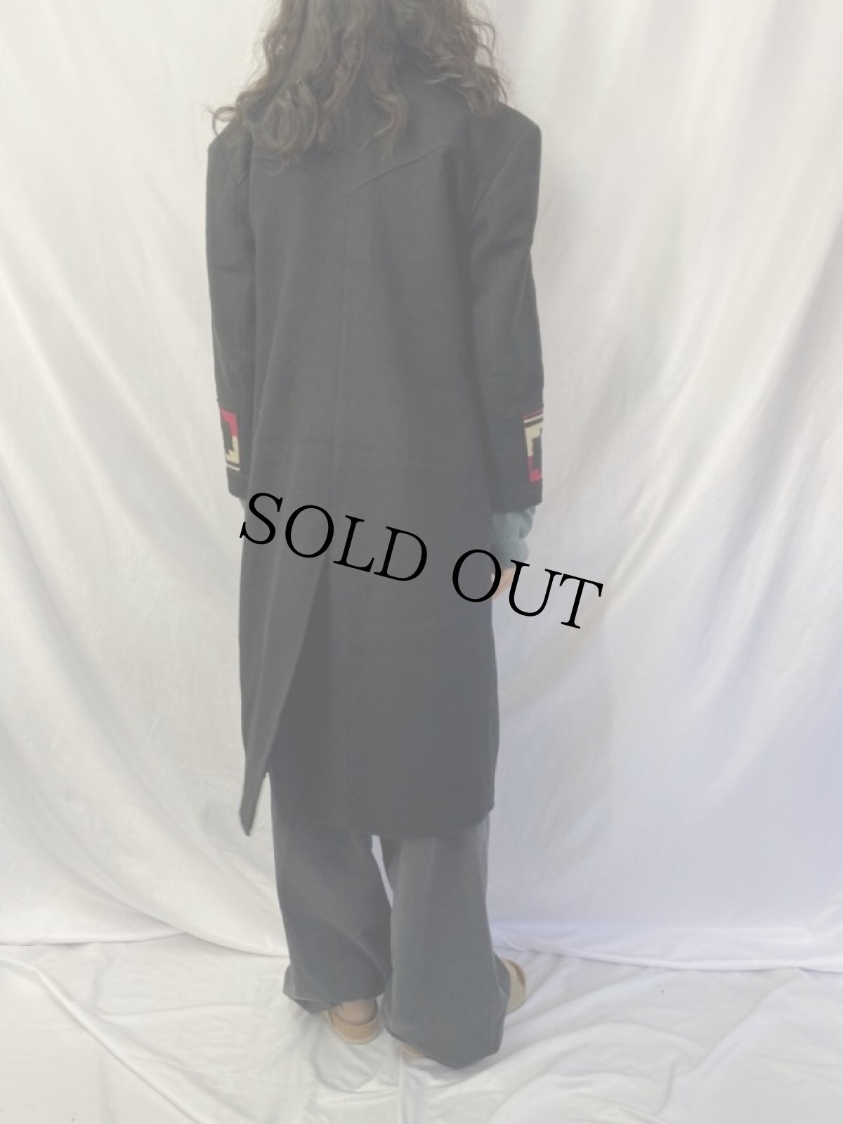 画像4: PIONEER WEAR USA製 チマヨ ウールコート (4)