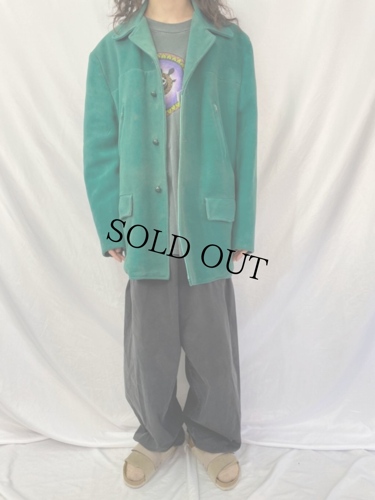 画像2: 60's〜70's Aljac スエードレザージャケット (2)