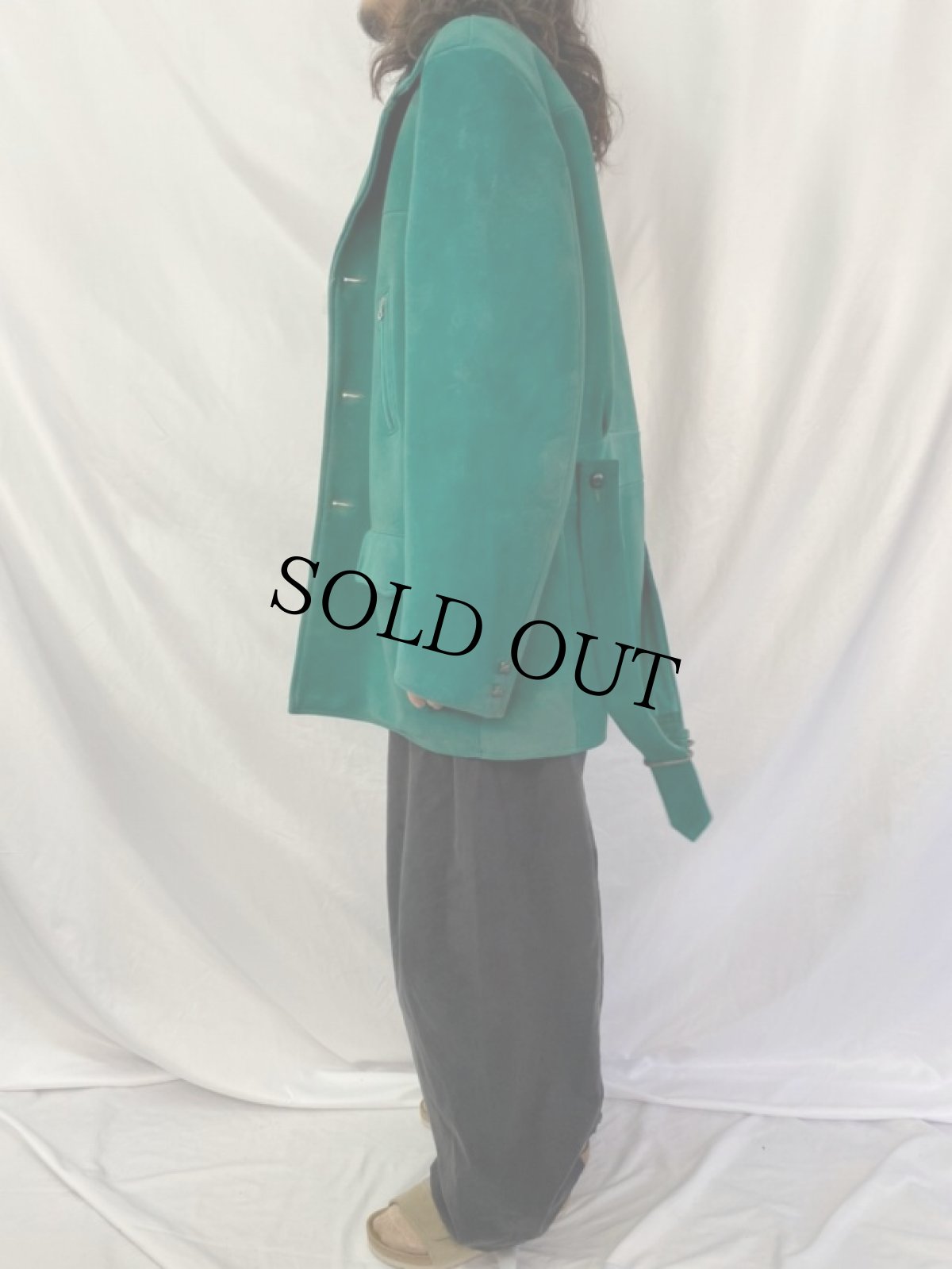 画像3: 60's〜70's Aljac スエードレザージャケット (3)