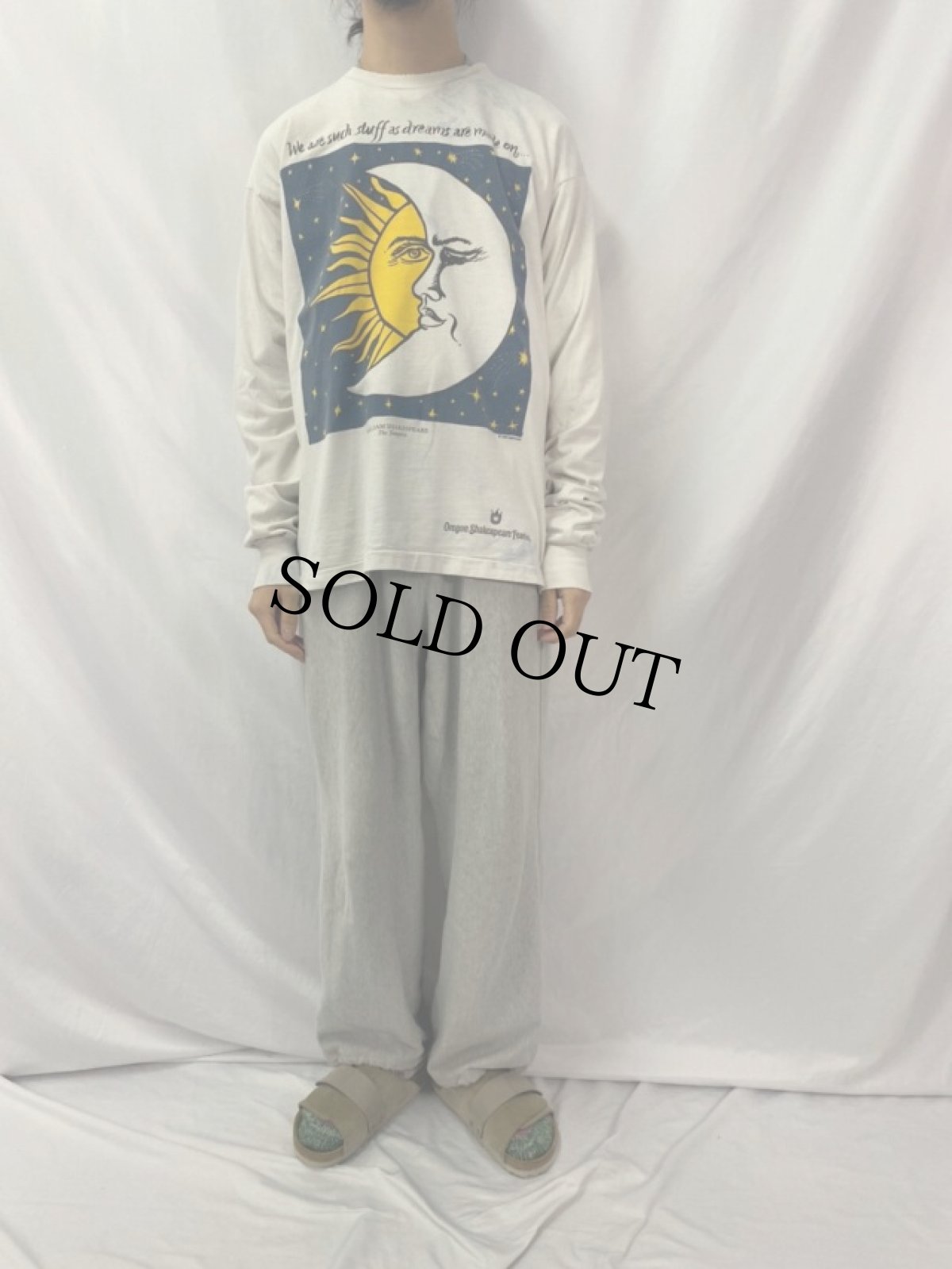 画像2: 90's Shakespeare Fesival 天体プリントロンT XL (2)