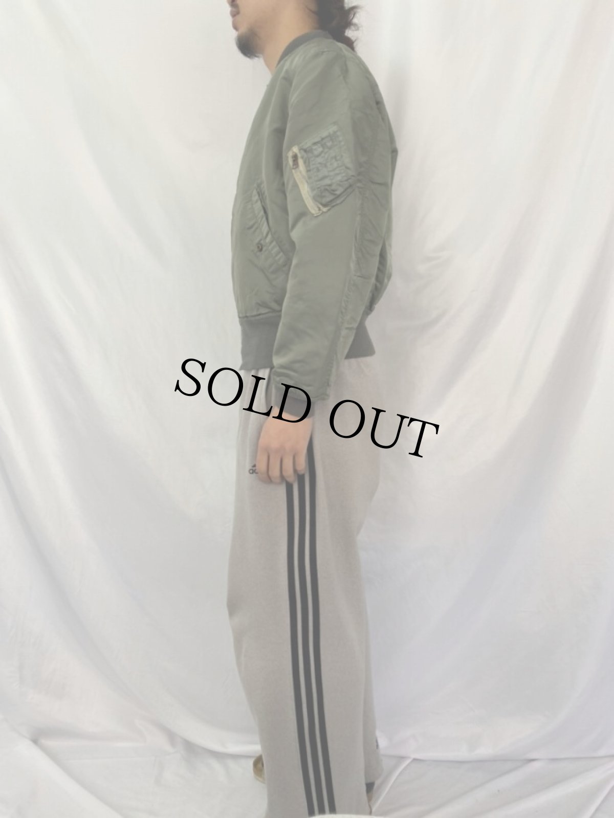 画像3: 70's USAF MA-1 E-Type フライトジャケット MEDIUM (3)