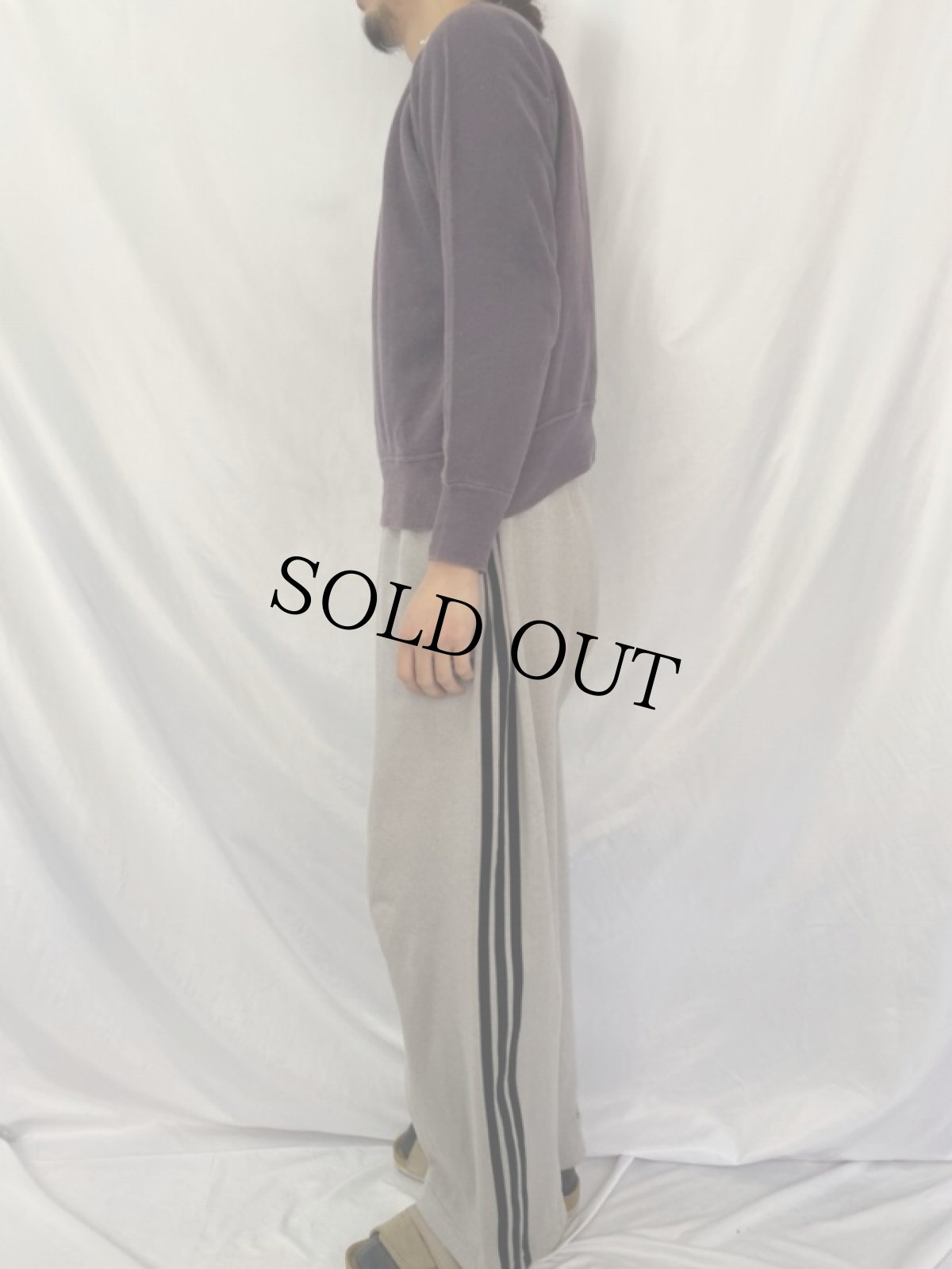 画像3: 50〜60's "EVELETH J.C." フロッキープリント スウェット (3)