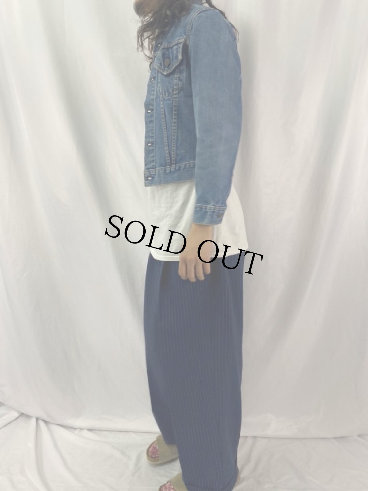 画像3: 70's LEVI'S 70805 BIGE デニムジャケット (3)