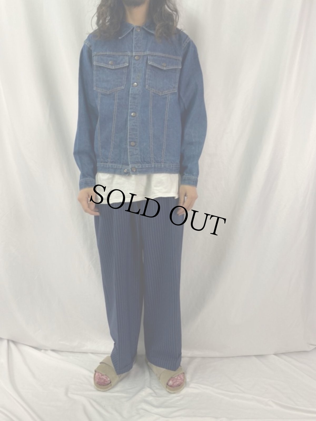 画像2: 60's Madewell デニムジャケット 44 (2)